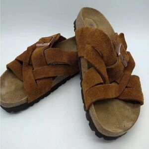 Birkenstock Lugano Suede Leather Mink 39/9